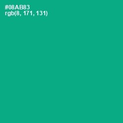 #08AB83 - Niagara Color Image