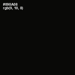 #090A08 - Cod Gray Color Image
