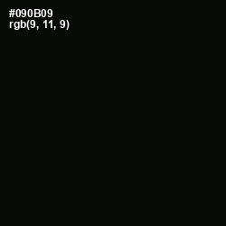 #090B09 - Cod Gray Color Image