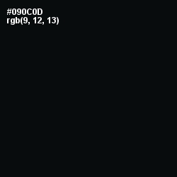 #090C0D - Cod Gray Color Image
