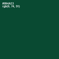#094A33 - Sherwood Green Color Image