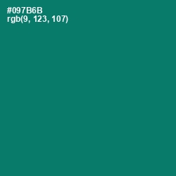 #097B6B - Pine Green Color Image