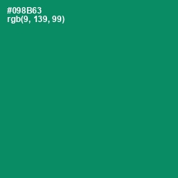 #098B63 - Deep Sea Color Image