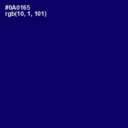 #0A0165 - Arapawa Color Image