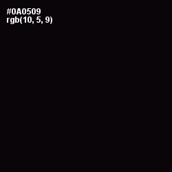 #0A0509 - Cod Gray Color Image