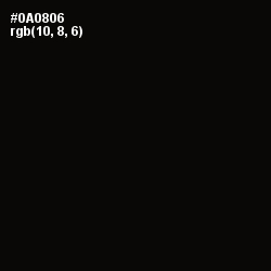 #0A0806 - Cod Gray Color Image