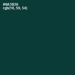 #0A3B36 - Tiber Color Image