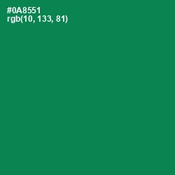 #0A8551 - Deep Sea Color Image