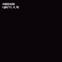 #0B0408 - Cod Gray Color Image