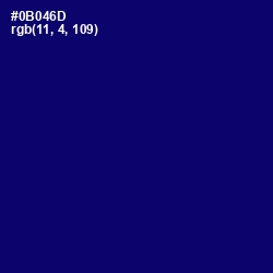 #0B046D - Arapawa Color Image
