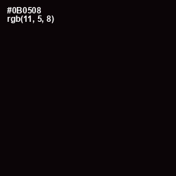 #0B0508 - Cod Gray Color Image