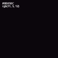 #0B050C - Cod Gray Color Image