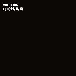 #0B0806 - Cod Gray Color Image