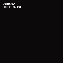 #0B090A - Cod Gray Color Image