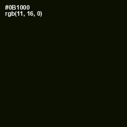 #0B1000 - Black Forest Color Image