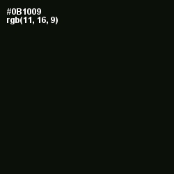 #0B1009 - Gordons Green Color Image