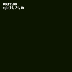 #0B1500 - Black Forest Color Image