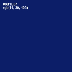 #0B1E67 - Lucky Point Color Image