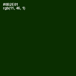 #0B2E01 - Deep Fir Color Image