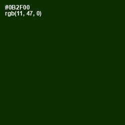 #0B2F00 - Deep Fir Color Image