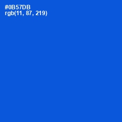 #0B57DB - Science Blue Color Image