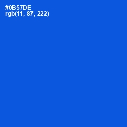 #0B57DE - Science Blue Color Image