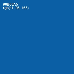 #0B60A5 - Allports Color Image