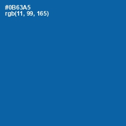 #0B63A5 - Allports Color Image