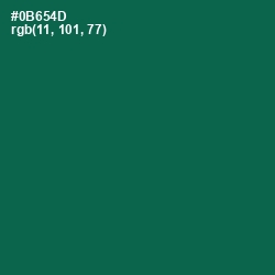 #0B654D - Watercourse Color Image