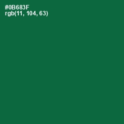 #0B683F - Fun Green Color Image