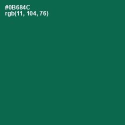 #0B684C - Jewel Color Image