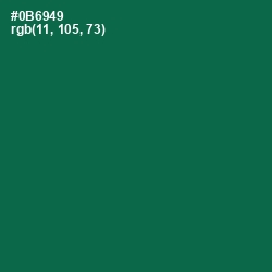 #0B6949 - Jewel Color Image