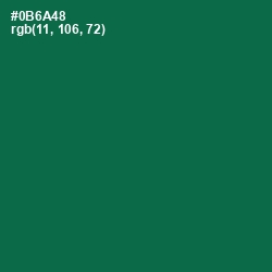 #0B6A48 - Jewel Color Image