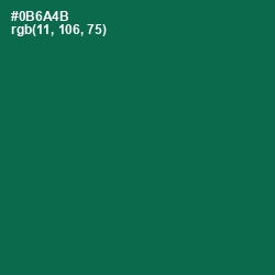 #0B6A4B - Jewel Color Image