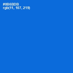 #0B6BDB - Science Blue Color Image