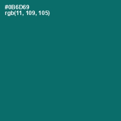 #0B6D69 - Mosque Color Image