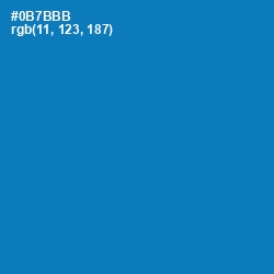 #0B7BBB - Deep Cerulean Color Image