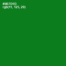 #0B7D1D - Japanese Laurel Color Image