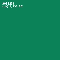 #0B8258 - Deep Sea Color Image