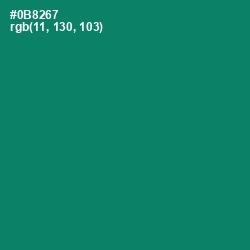 #0B8267 - Deep Sea Color Image