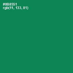 #0B8551 - Deep Sea Color Image