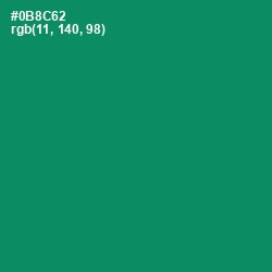 #0B8C62 - Deep Sea Color Image