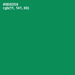 #0B8D58 - Deep Sea Color Image