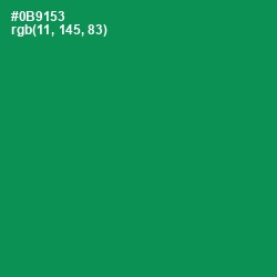 #0B9153 - Green Haze Color Image