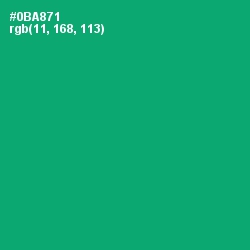 #0BA871 - Jade Color Image