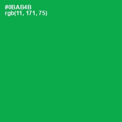 #0BAB4B - Green Haze Color Image