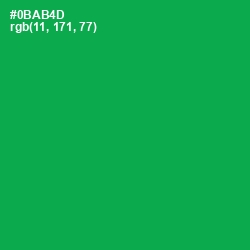 #0BAB4D - Green Haze Color Image