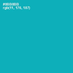 #0BB0BB - Bondi Blue Color Image