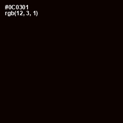 #0C0301 - Black Color Image