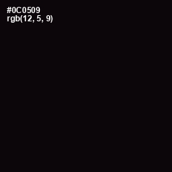 #0C0509 - Cod Gray Color Image